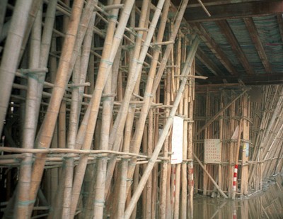 Bamboo scaffolding  - small